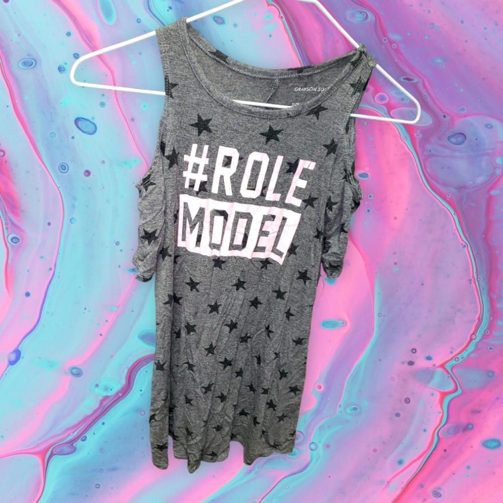 Grayson Social girls size xs "role model" dress